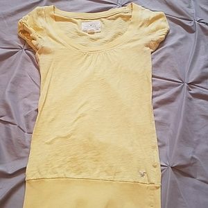 Yellow xs american eagle tee